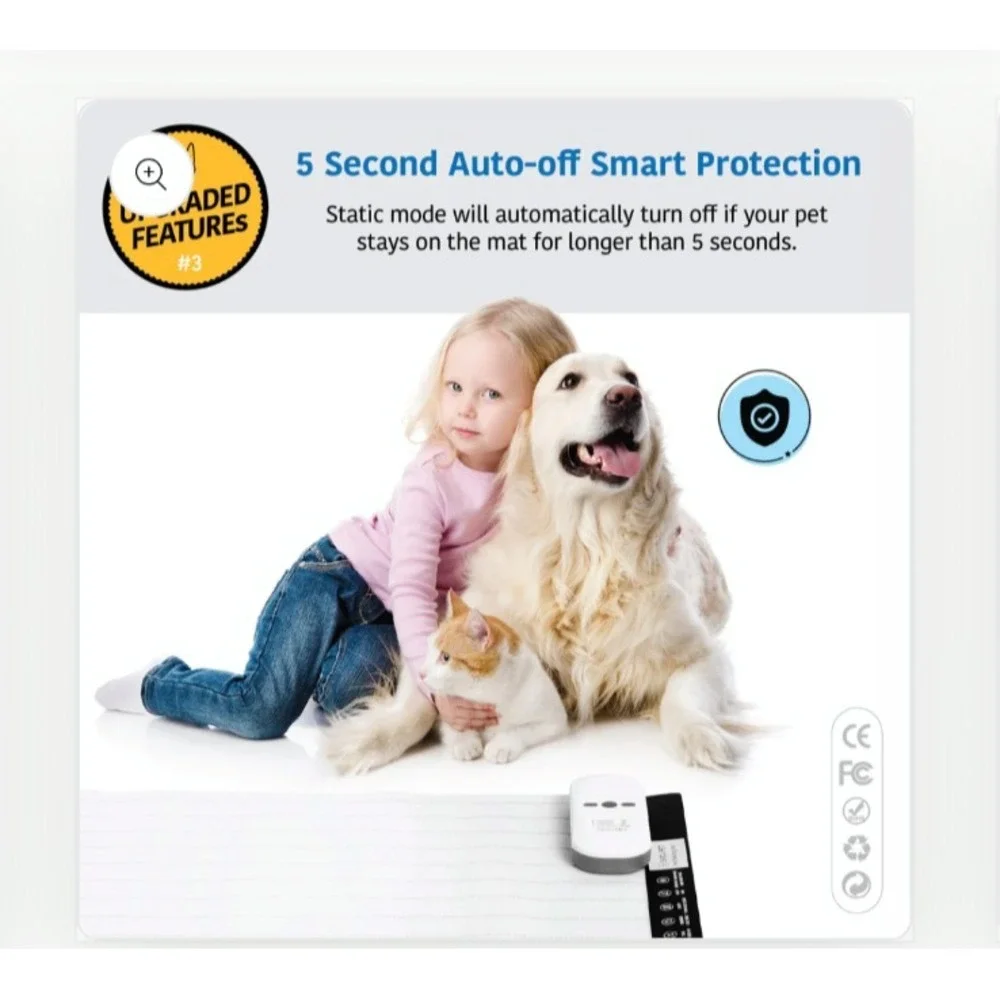 Pet Training Mat 60 x 12 Electronic Repellent 3 Modes 5 Levels SVD.PET